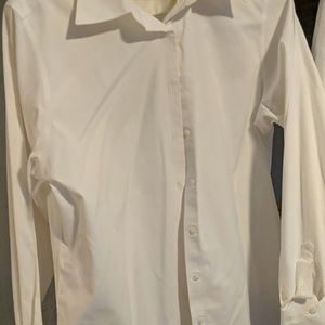 White button down non iron shirt